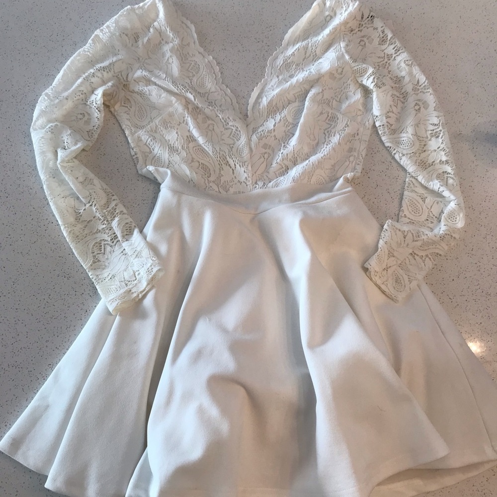 White dress